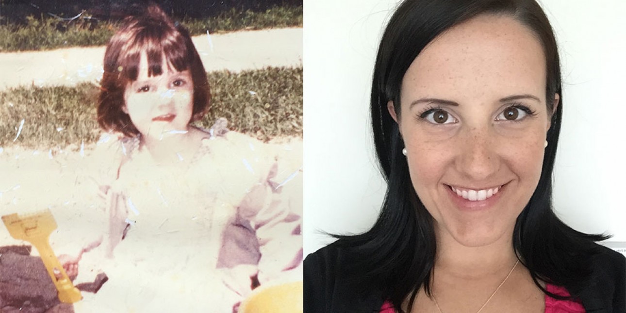 Kate Devlin at PIC then and now