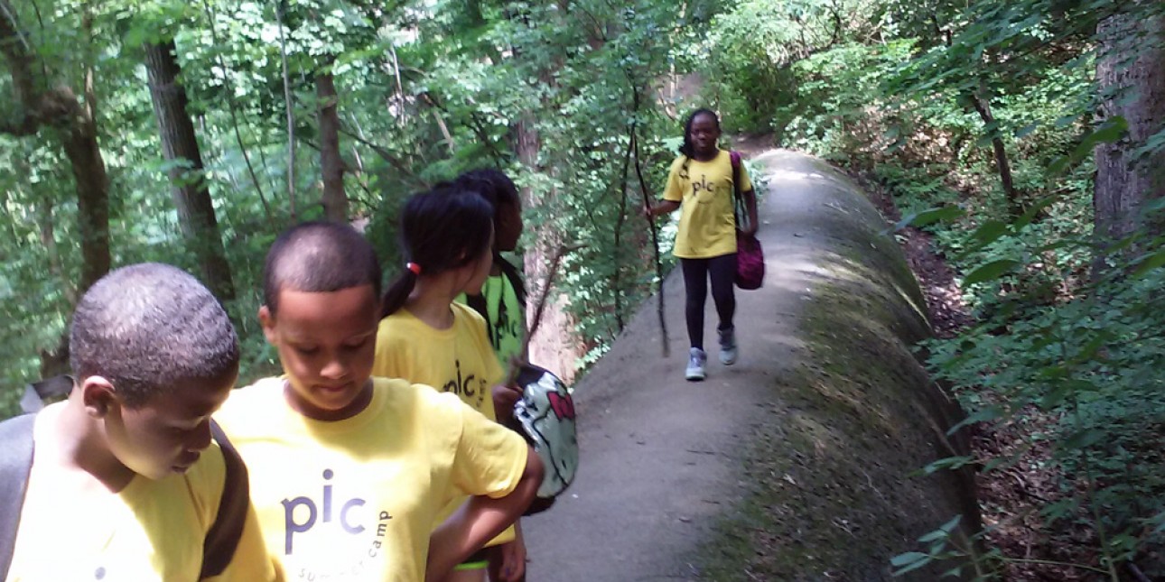 PIC Summer Camp hikes the Wissahickon