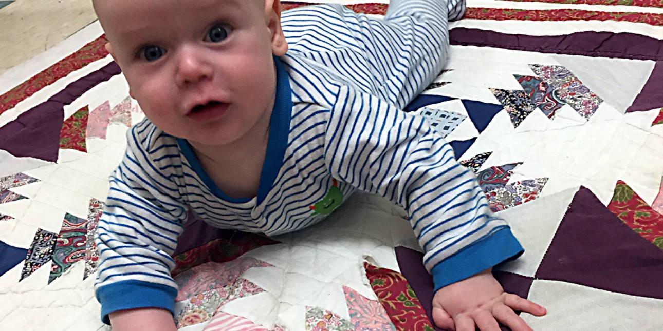 PIC infant on tummy time