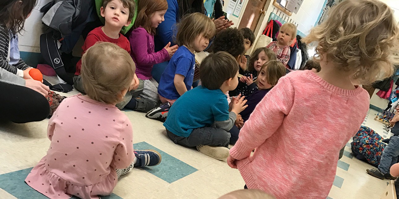 Peanut preschoolers bring music to the infant classrooms