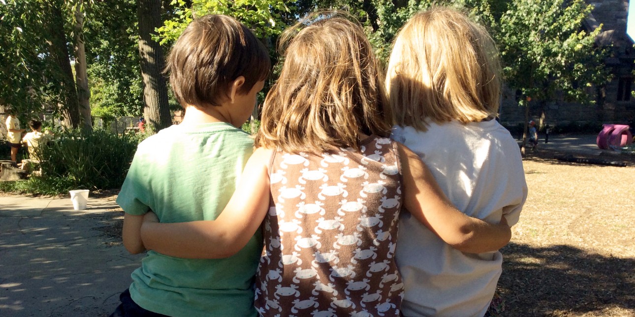 Hugs on the Nature Playground